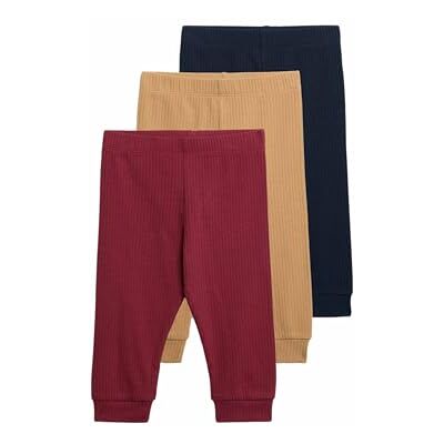 Marks & Spencer Lot de 3 Leggings en Coton côtelé (Jusqu’au 4 Ans) - Publicité Marks & Spencer Lot de 3 Leggings en Coton côtelé (Jusqu’au 4 Ans) - Publicité