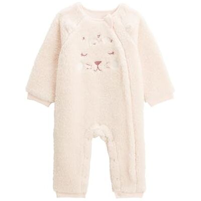 Petit Béguin Surpyjama bébé en Sherpa Matcha - Publicité Petit Béguin Surpyjama bébé en Sherpa Matcha - Publicité