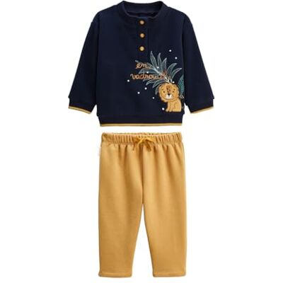 Petit Béguin Ensemble enfant sweat en polaire et pantalon en molleton Charly - Publicité Petit Béguin Ensemble enfant sweat en polaire et pantalon en molleton Charly - Publicité