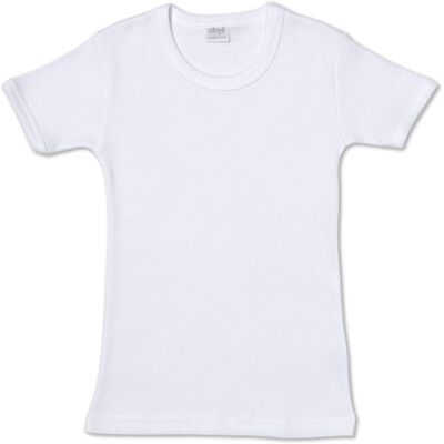 Ellepi BA649NR t-Shirt Enfant en Coton gratté à Manches Courtes, Blanc, 5 Ans - Publicité Ellepi BA649NR t-Shirt Enfant en Coton gratté à Manches Courtes, Blanc, 5 Ans - Publicité