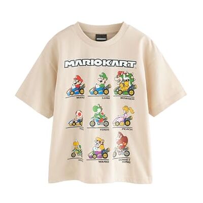 NEXT Garçon T-Shirt Mario Gaming Coupe standard, 100 % coton - Publicité NEXT Garçon T-Shirt Mario Gaming Coupe standard, 100 % coton - Publicité