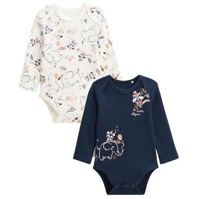Petit Béguin Lot de 2 Bodies bébé Manches Longues Cirque d'automne - Publicité Petit Béguin Lot de 2 Bodies bébé Manches Longues Cirque d'automne - Publicité