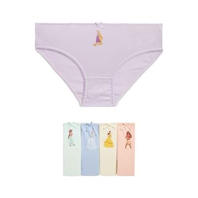 Marks & Spencer Lot de 5 Culottes en Coton Extensible à Motif Princesse Disney™ (du 2 au 10 Ans) - Publicité Marks & Spencer Lot de 5 Culottes en Coton Extensible à Motif Princesse Disney™ (du 2 au 10 Ans) - Publicité
