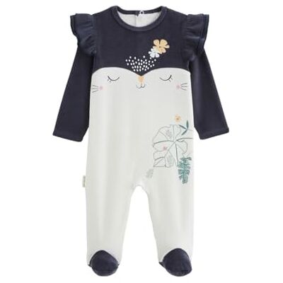 Petit Béguin Pyjama bébé en Velours Holamuchacha - Publicité Petit Béguin Pyjama bébé en Velours Holamuchacha - Publicité