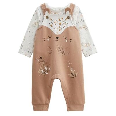 Petit Béguin Ensemble salopette bébé en molleton et t-shirt Mini Loutre - Publicité Petit Béguin Ensemble salopette bébé en molleton et t-shirt Mini Loutre - Publicité