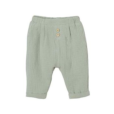 VERTBAUDET Pantalon Coupe Sarouel en Gaze de Coton bébé garçon Tilleul 6M(67CM) - Publicité VERTBAUDET Pantalon Coupe Sarouel en Gaze de Coton bébé garçon Tilleul 6M(67CM) - Publicité