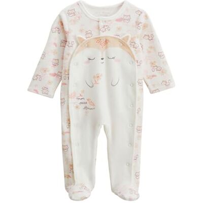 Petit Béguin Pyjama bébé en velours ouverture pont Louison - Publicité Petit Béguin Pyjama bébé en velours ouverture pont Louison - Publicité