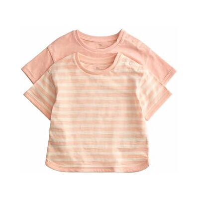 Marks & Spencer Lot de 2 Tops Pur Coton à Motif (Jusqu’au 5 Ans) 3-6 Mois - Publicité Marks & Spencer Lot de 2 Tops Pur Coton à Motif (Jusqu’au 5 Ans) 3-6 Mois - Publicité