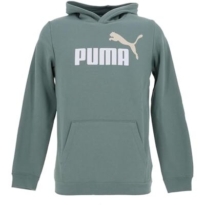 Puma ESS 2 COLOR No. 1 Logo Hoodie FL B - Vert - 128 - Hoodie - Publicité Puma ESS 2 COLOR No. 1 Logo Hoodie FL B - Vert - 128 - Hoodie - Publicité