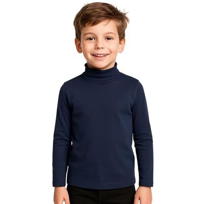 Liabel Chandail Bébé Chaud Coton Doux Col Roulé Bébé Manches Longues Col Haut 3-14 Ans - Publicité Liabel Chandail Bébé Chaud Coton Doux Col Roulé Bébé Manches Longues Col Haut 3-14 Ans - Publicité