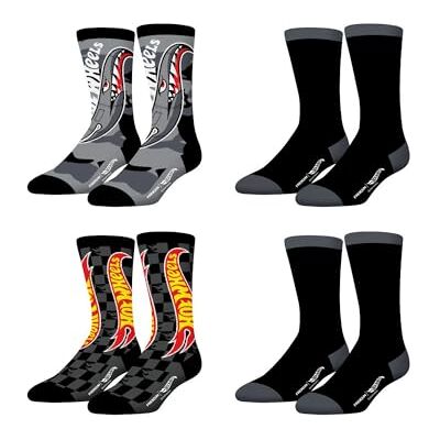 FREEGUN Chaussette Enfant Hot Wheels, Chaussettes Garçon Coton, Douces et Confortables (Lot de 4) - Publicité FREEGUN Chaussette Enfant Hot Wheels, Chaussettes Garçon Coton, Douces et Confortables (Lot de 4) - Publicité