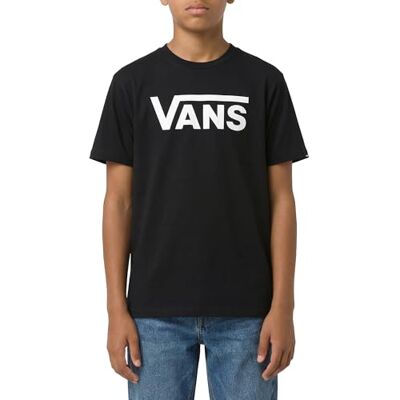 Vans Garçon Classic Drop V Crew Tee-b T-Shirt, Noir/Blanc, 14-16 Ans EU - Publicité Vans Garçon Classic Drop V Crew Tee-b T-Shirt, Noir/Blanc, 14-16 Ans EU - Publicité
