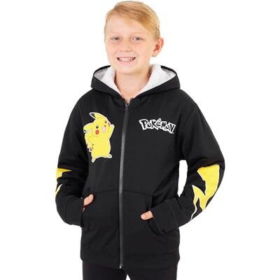 Pokémon Sweat a Capuche Garçon et Ado 7-14 Ans, Cosy Hoodie Polaire Fermeture Eclair, Poche Kangourou, Idee Cadeau Anime - Publicité Pokémon Sweat a Capuche Garçon et Ado 7-14 Ans, Cosy Hoodie Polaire Fermeture Eclair, Poche Kangourou, Idee Cadeau Anime - Publicité