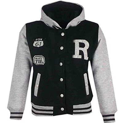 A2Z 4 Kids® Enfants Filles Garçons R Fashion NYC FOX Baseball Encapuchonné Veste Varsity Sweat À Capuche Âge 2 3 4 5 6 7 8 9 10 11 12 Ans - Publicité A2Z 4 Kids® Enfants Filles Garçons R Fashion NYC FOX Baseball Encapuchonné Veste Varsity Sweat À Capuche Âge 2 3 4 5 6 7 8 9 10 11 12 Ans - Publicité