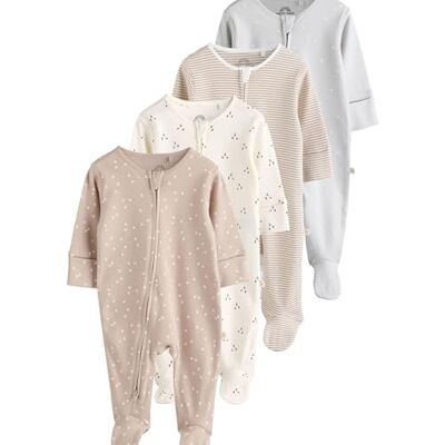 NEXT Bébé Dors-Bien à Zip Double-Sens, Lot de 4 Crème 3 Mois - Publicité NEXT Bébé Dors-Bien à Zip Double-Sens, Lot de 4 Crème 3 Mois - Publicité