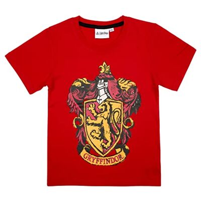 Harry Potter T-shirt pour garçon et fille Poudlard Gryffondor - Publicité Harry Potter T-shirt pour garçon et fille Poudlard Gryffondor - Publicité