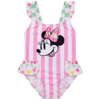 Ellepi Maillot de Bain Une pièce Disney Minnie pour Fille et bébé, Maillot de Bain pour la mer et la Piscine, Motif Officiel Minnie, Tailles années et Mois, Confortable et élastique, Rayé Rose, 12 - Publicité Ellepi Maillot de Bain Une pièce Disney Minnie pour Fille et bébé, Maillot de Bain pour la mer et la Piscine, Motif Officiel Minnie, Tailles années et Mois, Confortable et élastique, Rayé Rose, 12 - Publicité