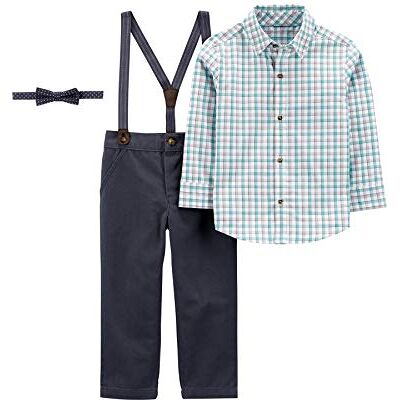 Simple Joys by Carter's 3-piece Special Occasion Bow-tie And Suspender Pants Set Ensemble layette bébé et tout-petit Bébé garçon (lot de 1) - Publicité Simple Joys by Carter's 3-piece Special Occasion Bow-tie And Suspender Pants Set Ensemble layette bébé et tout-petit Bébé garçon (lot de 1) - Publicité