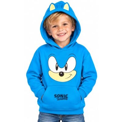 SONIC THE HEDGEHOG Sweat à Capuche pour garçon 100% Coton Vêtement de détente pour Enfants de 6 à 12 Ans idéal pour Les Joueurs Noir - Publicité SONIC THE HEDGEHOG Sweat à Capuche pour garçon 100% Coton Vêtement de détente pour Enfants de 6 à 12 Ans idéal pour Les Joueurs Noir - Publicité