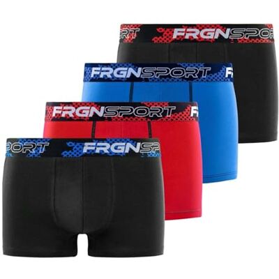 FREEGUN Boxer Caleçon Enfant Coton, Lot de 4, Rouge T1 (8/10 Ans) - Publicité FREEGUN Boxer Caleçon Enfant Coton, Lot de 4, Rouge T1 (8/10 Ans) - Publicité