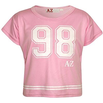 A2Z 4 Kids Filles Haut Enfants 98 Tendance New Crop Top 98 Baby Pink 9-10 - Publicité A2Z 4 Kids Filles Haut Enfants 98 Tendance New Crop Top 98 Baby Pink 9-10 - Publicité