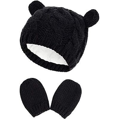DRESHOW Bébé Chapeau Gant Ensemble doux Nouveau-né Mitaines Bébé Fille Garçons Tricoté Bonnet pour Tout-petits Infantile Hiver Bonnet Mitaines Ensembles - Publicité DRESHOW Bébé Chapeau Gant Ensemble doux Nouveau-né Mitaines Bébé Fille Garçons Tricoté Bonnet pour Tout-petits Infantile Hiver Bonnet Mitaines Ensembles - Publicité
