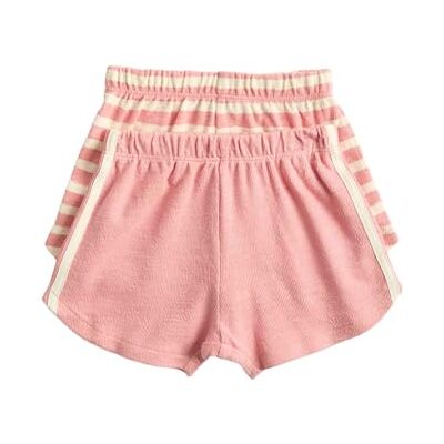 Marks & Spencer Lot de 2 Shorts Pur Coton à Rayure latérale (Jusqu’au 5 Ans) 9-12 Mois - Publicité Marks & Spencer Lot de 2 Shorts Pur Coton à Rayure latérale (Jusqu’au 5 Ans) 9-12 Mois - Publicité