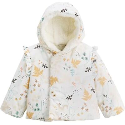 Petit Béguin Doudoune bébé imperméable doublée sherpa avec capuche Bloom - Publicité Petit Béguin Doudoune bébé imperméable doublée sherpa avec capuche Bloom - Publicité