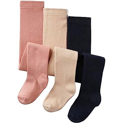 VERTBAUDET Lot de 3 Collants Bébé Maille Unis - Publicité VERTBAUDET Lot de 3 Collants Bébé Maille Unis - Publicité