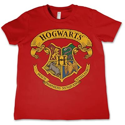 HARRY POTTER Officiellement sous Licence Hogwarts Crest Enfant T-Shirt Rouge 9/10 années - Publicité HARRY POTTER Officiellement sous Licence Hogwarts Crest Enfant T-Shirt Rouge 9/10 années - Publicité
