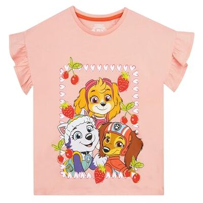 Paw Patrol Tee Shirt Fille à Manches Volantées, T Shirt Fille avec Skye, Liberty et Everest, Vêtement Filles Été Pat Patrouille 6-7 Ans - Publicité Paw Patrol Tee Shirt Fille à Manches Volantées, T Shirt Fille avec Skye, Liberty et Everest, Vêtement Filles Été Pat Patrouille 6-7 Ans - Publicité