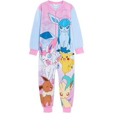 Pokémon Combinaison pyjama en polaire pour fille Tout en un avec capuche et doublure en molleton pour enfants Pyjamas décontractés à zip, multicolore, 11-12 ans - Publicité Pokémon Combinaison pyjama en polaire pour fille Tout en un avec capuche et doublure en molleton pour enfants Pyjamas décontractés à zip, multicolore, 11-12 ans - Publicité