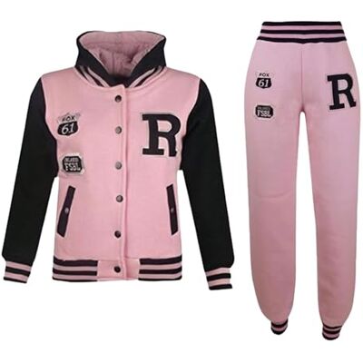 A2Z 4 Kids Survêtement de baseball unisexe pour filles et garçons R Fashion T.S Baseball FOX Baby Pink 13 - Publicité A2Z 4 Kids Survêtement de baseball unisexe pour filles et garçons R Fashion T.S Baseball FOX Baby Pink 13 - Publicité