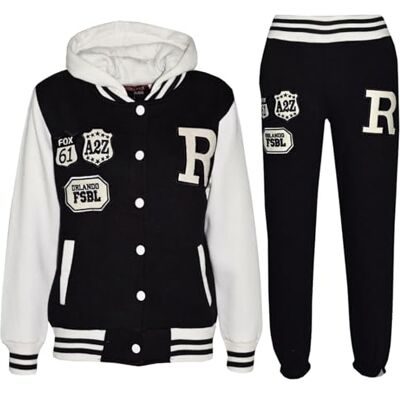 A2Z 4 Kids Unisexe Enfants Filles Garçons Encapuchonné B.B Tracksuit Black 11-12 - Publicité A2Z 4 Kids Unisexe Enfants Filles Garçons Encapuchonné B.B Tracksuit Black 11-12 - Publicité