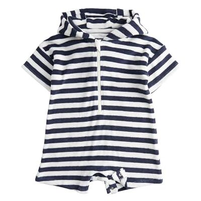 Marks & Spencer Combinaison Pur coton éponge à rayures (jusqu’au 3 ans) Bleu Marine 6-18 mois - Publicité Marks & Spencer Combinaison Pur coton éponge à rayures (jusqu’au 3 ans) Bleu Marine 6-18 mois - Publicité