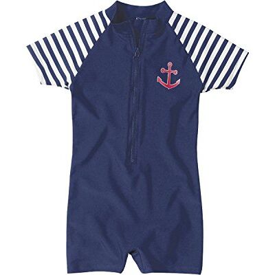 Playshoes Mixte enfant Uv-schutz Einteiler Maritim Boxer, Bleu (900 Original ), 6-12 mois EU - Publicité Playshoes Mixte enfant Uv-schutz Einteiler Maritim Boxer, Bleu (900 Original ), 6-12 mois EU - Publicité