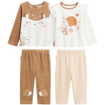 Petit Béguin Lot de 2 Pyjamas Enfant 2 pièces en Velours Chincha - Publicité Petit Béguin Lot de 2 Pyjamas Enfant 2 pièces en Velours Chincha - Publicité