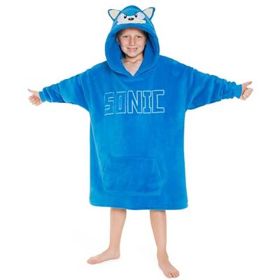 Sonic The Hedgehog Pull Plaid Enfant, Sweat Oversize en Polaire, Sweat à Capuche Pilou Chaud Taille Unique - Publicité Sonic The Hedgehog Pull Plaid Enfant, Sweat Oversize en Polaire, Sweat à Capuche Pilou Chaud Taille Unique - Publicité