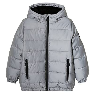 VERTBAUDET Doudoune à Capuche Doublée Polaire Garçon Gris 10A - Publicité VERTBAUDET Doudoune à Capuche Doublée Polaire Garçon Gris 10A - Publicité