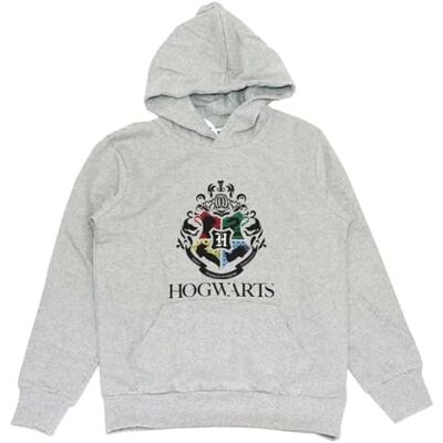 Harry Potter, Sweat Shirt Garçon (Gris,9-10 Ans) - Publicité Harry Potter, Sweat Shirt Garçon (Gris,9-10 Ans) - Publicité