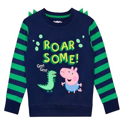 Peppa Pig Sweat-Shirt George Pig Garçon Bleu 4-5 Ans - Publicité Peppa Pig Sweat-Shirt George Pig Garçon Bleu 4-5 Ans - Publicité
