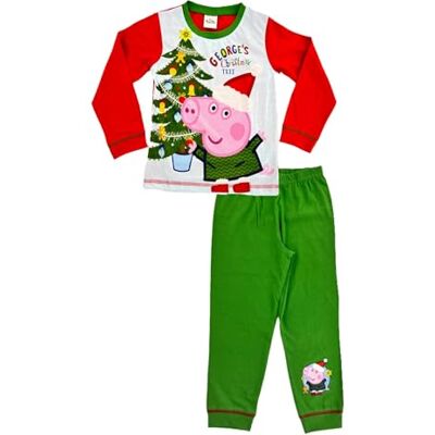 Peppa Pig George Pig Pyjama de Noël « Bedtime » 18 mois à 5 ans Peppa PJ - Publicité Peppa Pig George Pig Pyjama de Noël « Bedtime » 18 mois à 5 ans Peppa PJ - Publicité