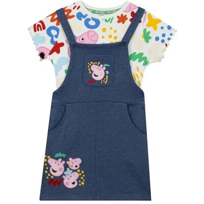Peppa Pig Tenue Fille, Ensemble Robe et Tee Shirt, Robe Enfant Fille Été 3-4 Ans - Publicité Peppa Pig Tenue Fille, Ensemble Robe et Tee Shirt, Robe Enfant Fille Été 3-4 Ans - Publicité