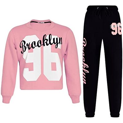 A2Z 4 Kids Filles Transpirer Costume Survêtement Crop Top Sweat-shirt T.S 315 Baby Pink 11-12 - Publicité A2Z 4 Kids Filles Transpirer Costume Survêtement Crop Top Sweat-shirt T.S 315 Baby Pink 11-12 - Publicité