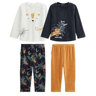 Petit Béguin Lot de 2 Pyjamas Enfant 2 pièces en Velours Charly - Publicité Petit Béguin Lot de 2 Pyjamas Enfant 2 pièces en Velours Charly - Publicité