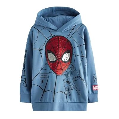 NEXT Garçon Sweat à Capuche à Sequins Spider-Man Bleu Moyen 11 Ans - Publicité NEXT Garçon Sweat à Capuche à Sequins Spider-Man Bleu Moyen 11 Ans - Publicité