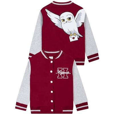 Harry Potter Veste Bomber, Veste Universitaire Hogwarts Pour Filles, Vestes A Manches Longues Hedwige Pour Filles, Rouge 7-8 Ans - Publicité Harry Potter Veste Bomber, Veste Universitaire Hogwarts Pour Filles, Vestes A Manches Longues Hedwige Pour Filles, Rouge 7-8 Ans - Publicité