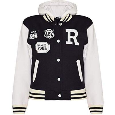 A2Z 4 Kids® Enfants Filles Garçons R Fashion NYC FOX Baseball Encapuchonné Veste Varsity Sweat À Capuche Âge 2 3 4 5 6 7 8 9 10 11 12 Ans - Publicité A2Z 4 Kids® Enfants Filles Garçons R Fashion NYC FOX Baseball Encapuchonné Veste Varsity Sweat À Capuche Âge 2 3 4 5 6 7 8 9 10 11 12 Ans - Publicité