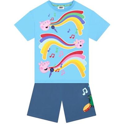 Peppa Pig Ensemble Short Et T-Shirt Garço, Vêtements Garçon George Pig, Ensemble Short Et Haut D’Été, Bleu 3-4 Ans - Publicité Peppa Pig Ensemble Short Et T-Shirt Garço, Vêtements Garçon George Pig, Ensemble Short Et Haut D’Été, Bleu 3-4 Ans - Publicité