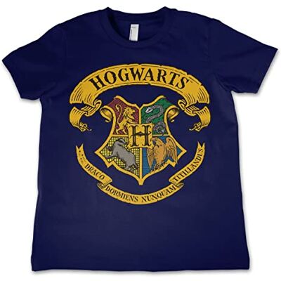 Harry Potter Officiellement sous Licence Hogwarts Crest Enfant T-Shirt Marine Bleu 7/8 années - Publicité Harry Potter Officiellement sous Licence Hogwarts Crest Enfant T-Shirt Marine Bleu 7/8 années - Publicité